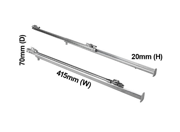 Oven Telescopic Slide Rail 1 Set - 140181583034