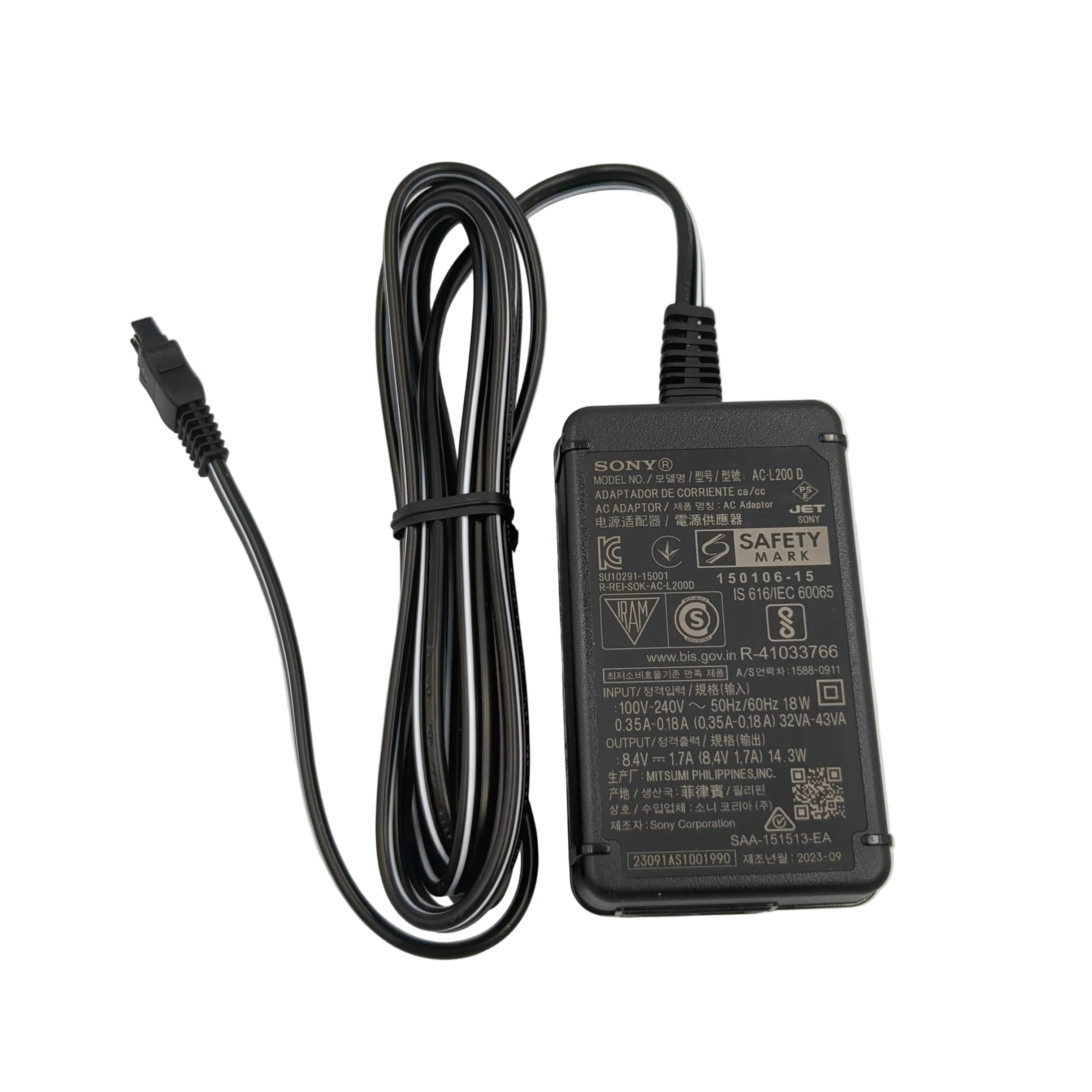 Sony Power Adapter (AC-L200D) - 149043049 – Need A Part