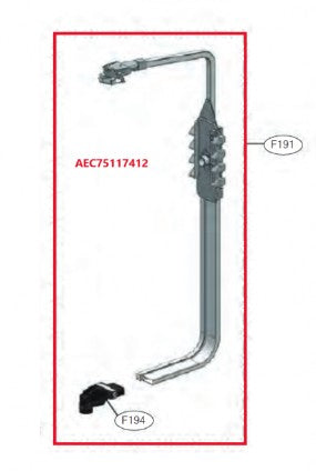 Dishwasher Water Guide Assy - AEC75117412
