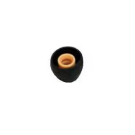 Headphone Ear Tip (S 1pc) Black & Orange - 327525502