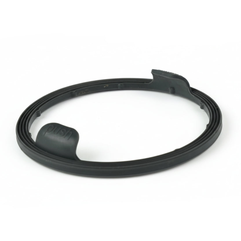 A black blender blade seal designed for the Smoothie 2Go Blade Base.
