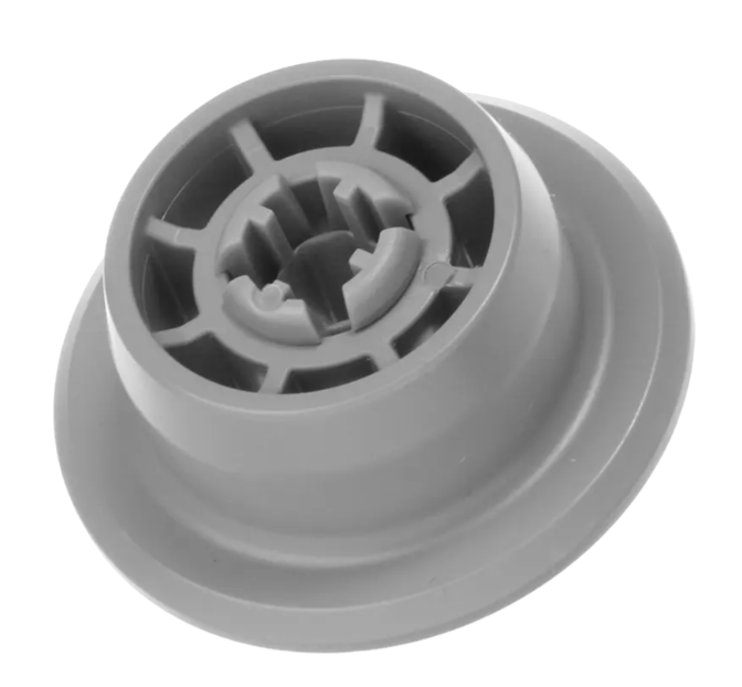 Dishwasher Lower Basket Wheel With Holder Clip - 10014040