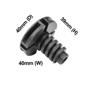 Dryer Adjustable Foot Black - 1256640002