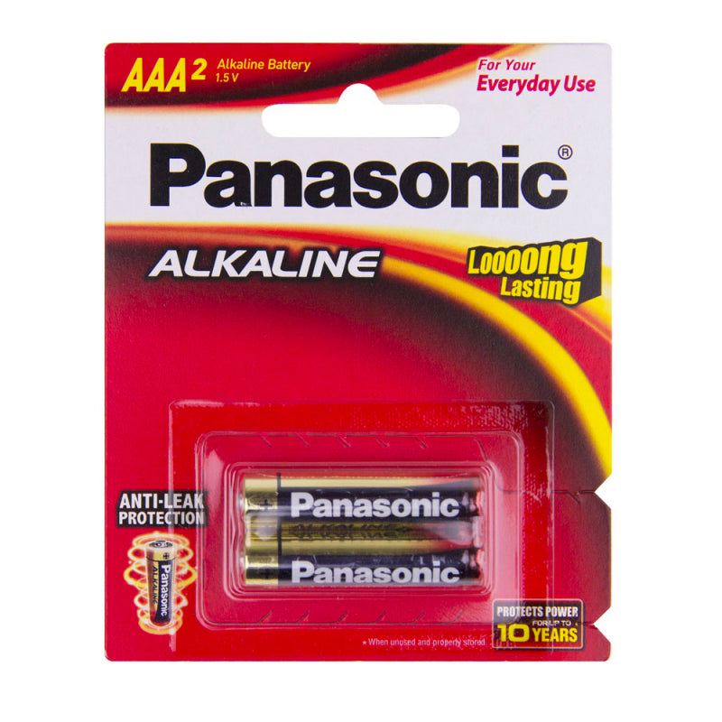 Panasonic AAA Alkaline Battery 2 Pack