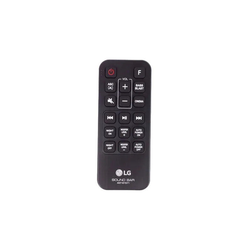 LG Sound Bar System Remote - Akb74815371