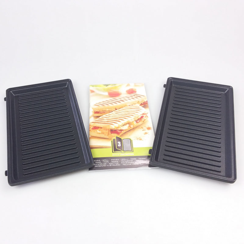 Tefal Snack Maker Accessory Plates Grill/Panini - XA800312