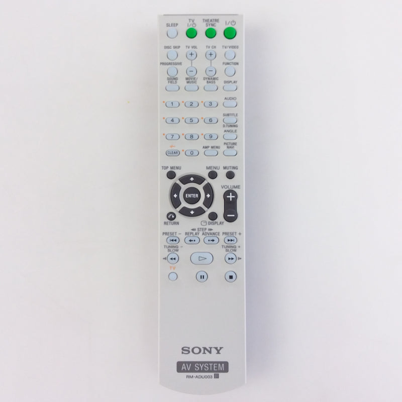 Sony DVD Player Remote Control (RM-ADU003) - 147964111