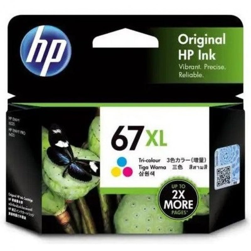 HP Printer 67XL Tri-Colour Ink Cartridge - 3YM58AA