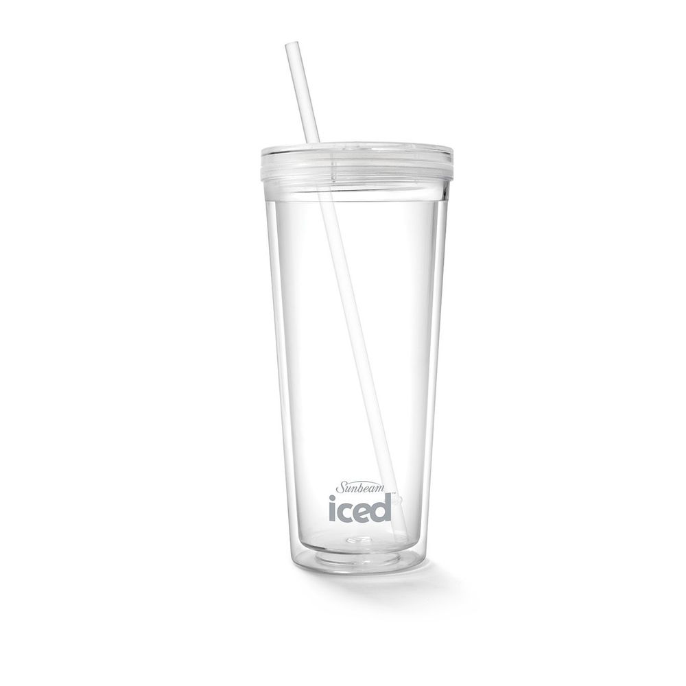 Iced Coffee Maker Tumbler With Lid and Straw - 2195888
