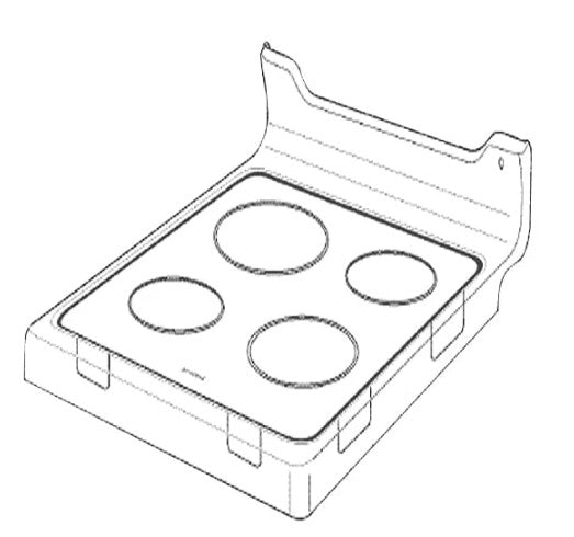 Oven Oven Cooking Top Ceramic Kit Assy 600RC - 85806090014653