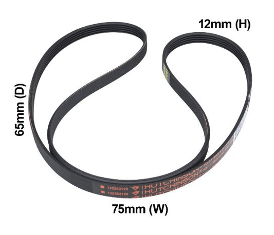 Washing Machine Poli V Drive Belt - 8581323531203