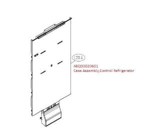 Fridge Case Assy Control - ABQ30020601