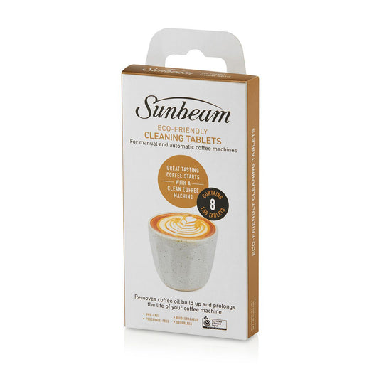 Cafetto Cino Cleano: Espresso Machine Cleaning Tablets + Descaler Sachet - Universal Fit For Most Coffee Makers