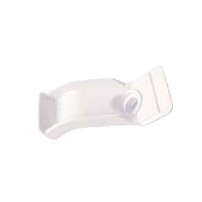 Oven Door Handle Grommet Endcap Curved White (1Pcs) - 572869