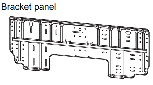 Heat Pump Wall Mount Bracket (Indoor Unit) - 9318913002