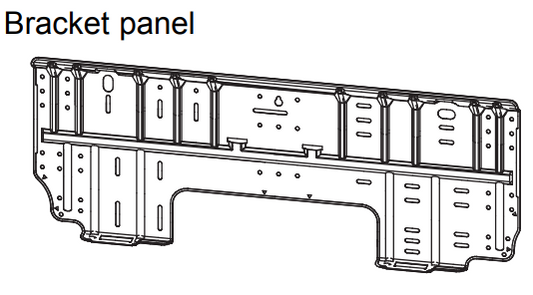 Heat Pump Wall Mount Bracket (Indoor Unit) - 9318913002