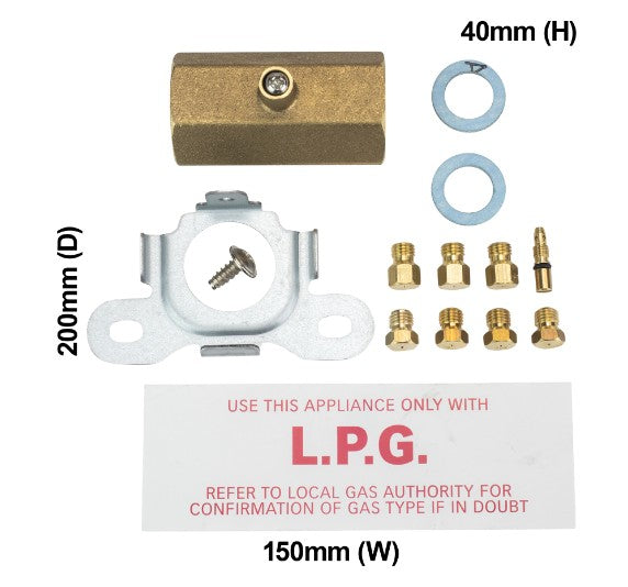 Oven Conversion Kit Universal LPG (ULPG) - 85806091003663