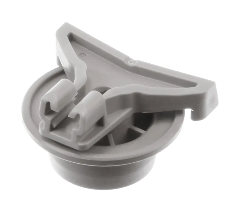 Dishwasher Lower Basket Front Wheel With Holder Clip - 10014039