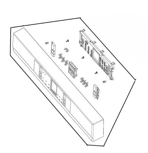 Dishwasher Control Panel Inox - 4055884227
