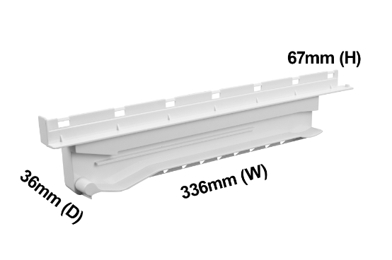 Fridge Crisper Support LH - A01936901