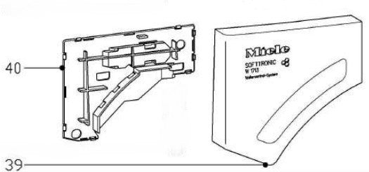 Washing Machine Detergent Draw And Grip Panel - PM6823630