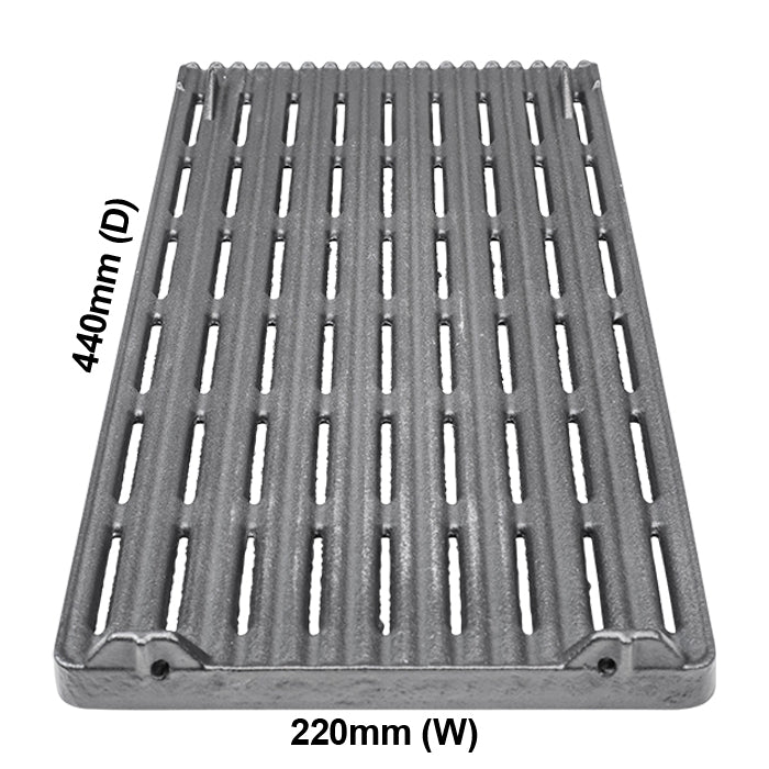 Barbecue Grill Plate Cast Iron 2 pce - 4055560629
