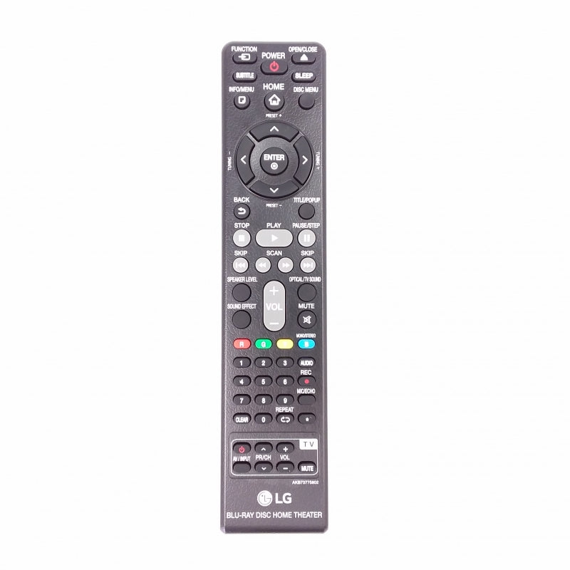 LG Home Theatre System Remote - AKB73775802