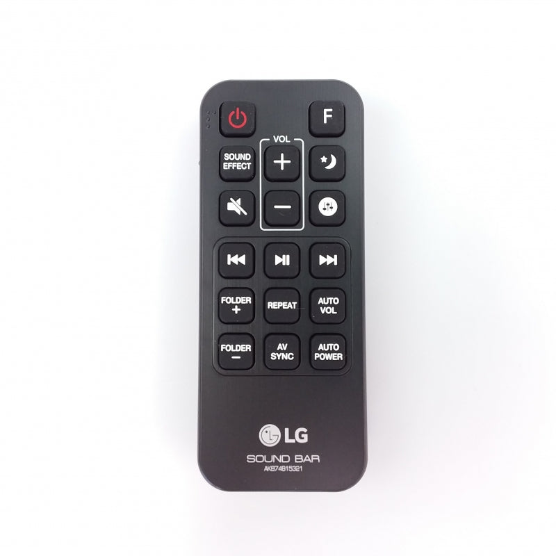 LG Stereo Remote Control - AKB74815321