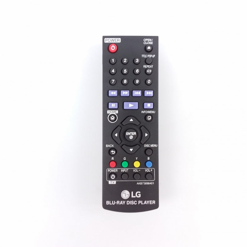 LG Blu Ray Player Remote Control - AKB73896401