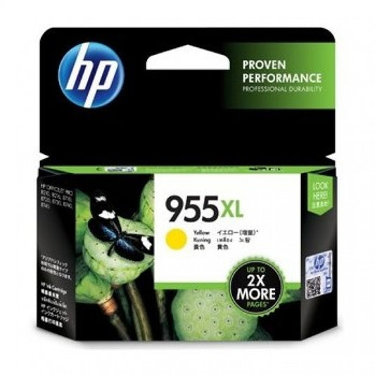 HP Printer 955XL Yellow High Yield Ink Cartridge - L0S69AA