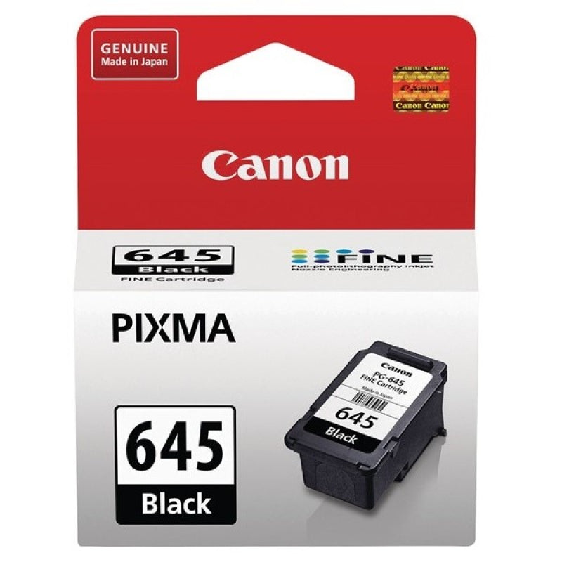 Canon Printer PG645 Black Ink Cartridge - PG645OCN
