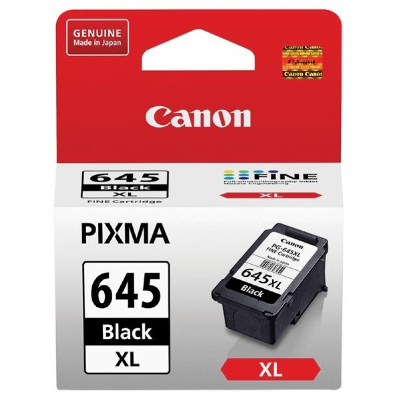 Canon Printer PG645XL Black High Yield Ink Cartridge - PG645XLOCN